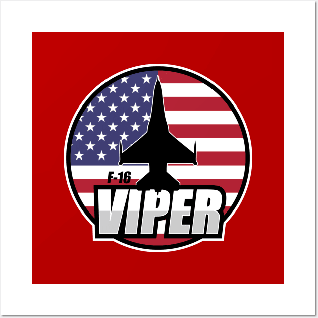 F-16 Viper Wall Art by Tailgunnerstudios